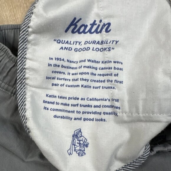 KATIN Boys Casual Shorts Drawstring Grey Size Large (14-16) EUC - Picture 5 of 7